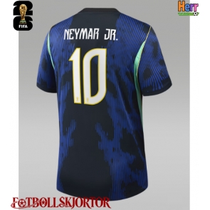Brasilien Neymar Jr #10 Bortatröja VM 2026 Kortärmad